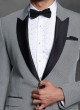 Reception Wear Suit In Grey Color